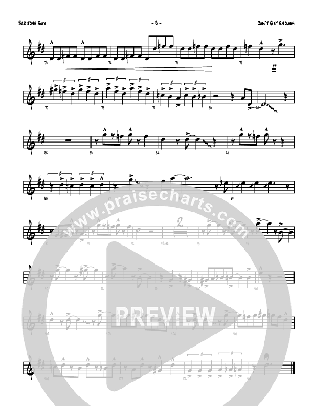 Can't Get Enough Bari Sax (Denver Bierman)