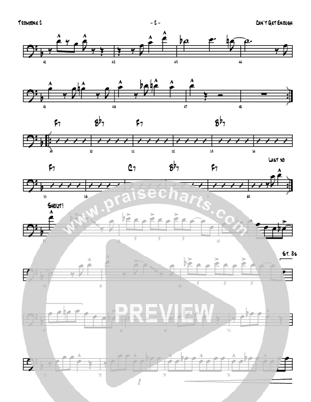 Can't Get Enough Trombone 2 (Denver Bierman)