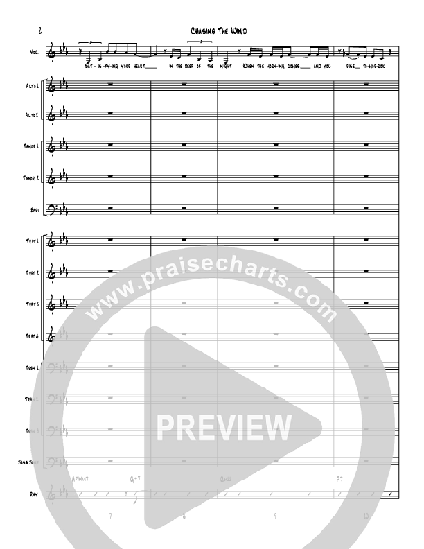 Chasing The Wind Conductor's Score (Denver Bierman)