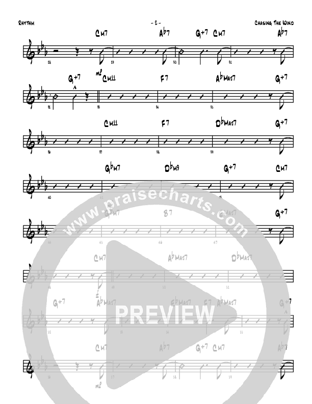 Chasing The Wind Rhythm Chart (Denver Bierman)