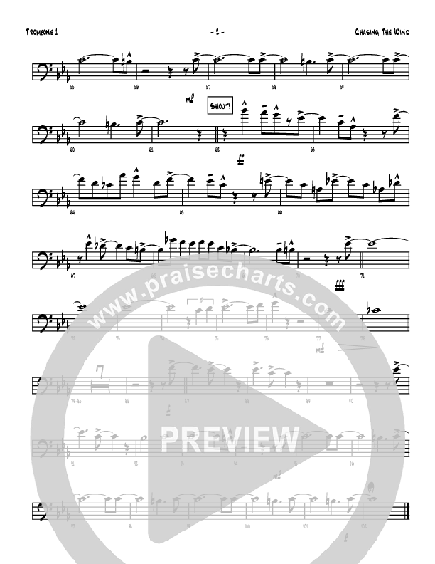 Chasing The Wind Trombone 1 (Denver Bierman)