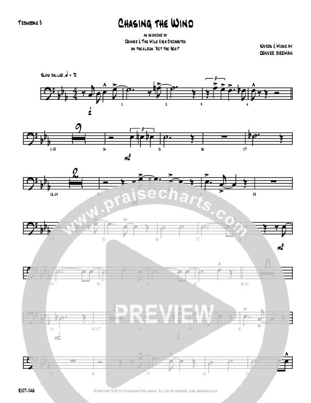 Chasing The Wind Trombone 3 (Denver Bierman)