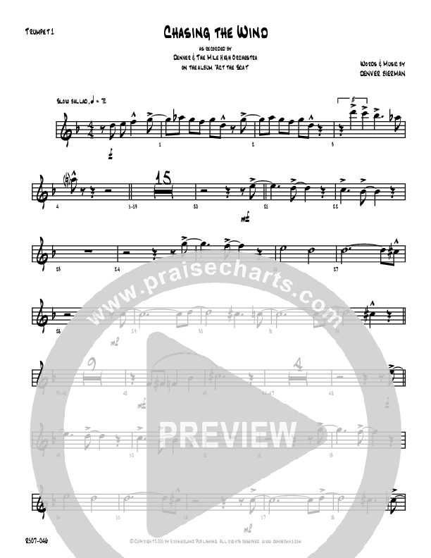 Chasing The Wind Trumpet 1 (Denver Bierman)