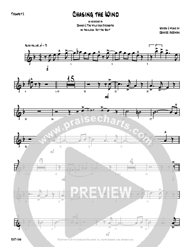 Chasing The Wind Trumpet 2 (Denver Bierman)