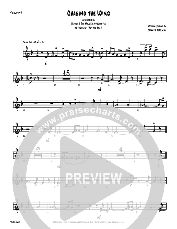 Chasing The Wind Trumpet 3 (Denver Bierman)