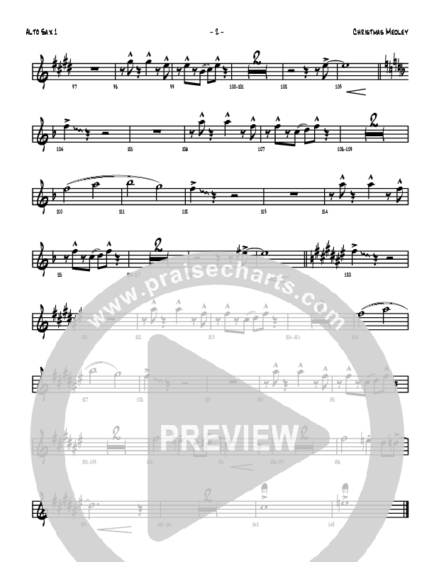 Christmas Medley Alto Sax (Denver Bierman)