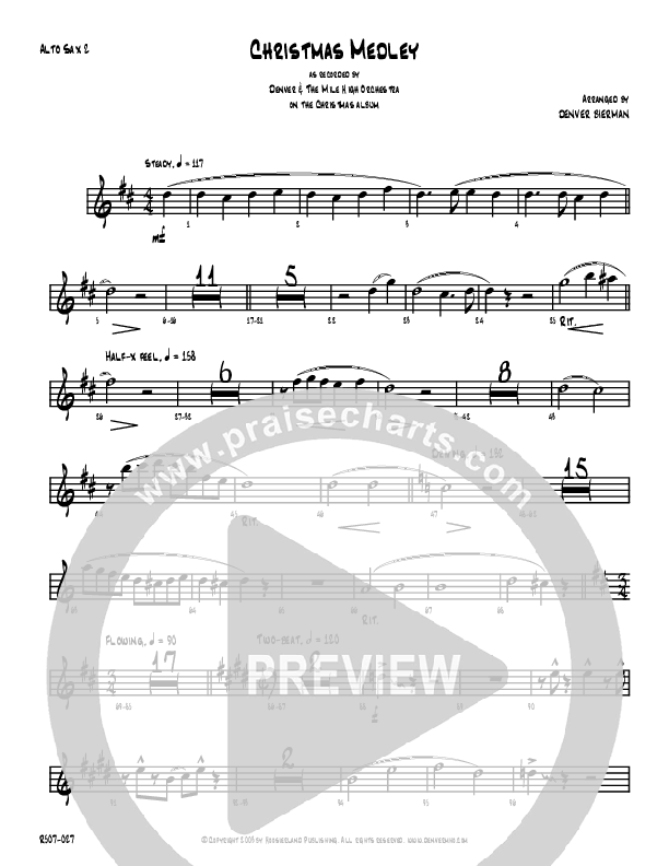 Christmas Medley Alto Sax (Denver Bierman)