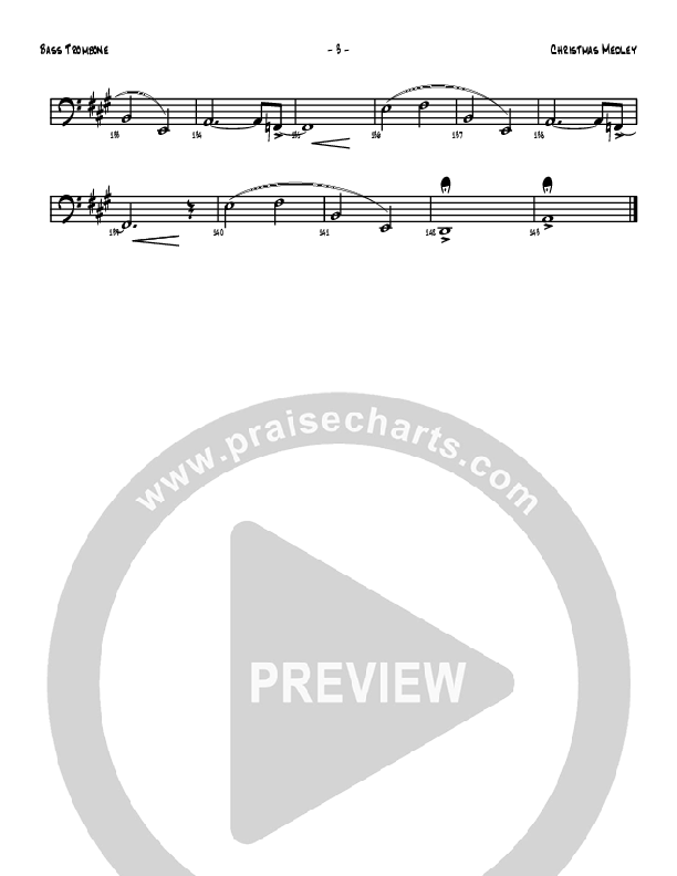 Christmas Medley Bass Trombone (Denver Bierman)