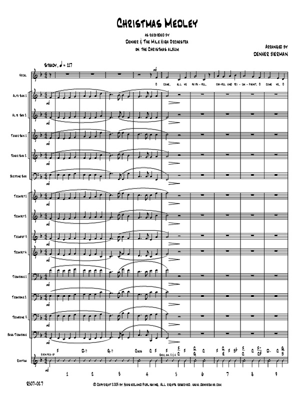 Christmas Medley Orchestration (Denver Bierman)