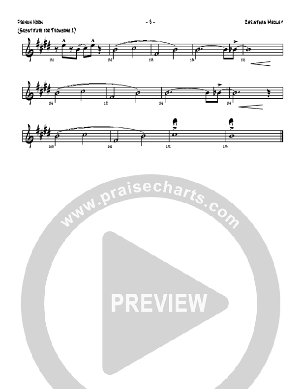 Christmas Medley French Horn (Denver Bierman)