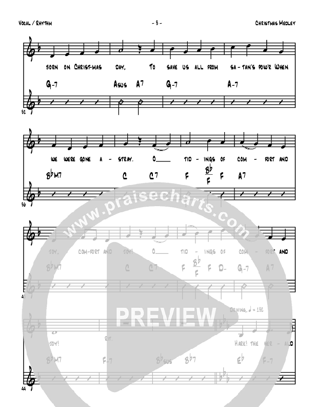 Christmas Medley Rhythm/Vocal (Denver Bierman)