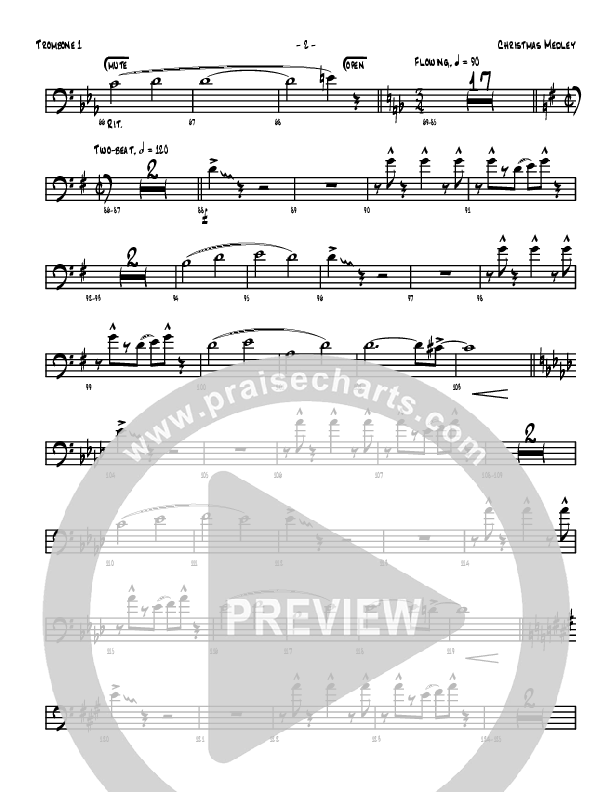 Christmas Medley Trombone 1 (Denver Bierman)