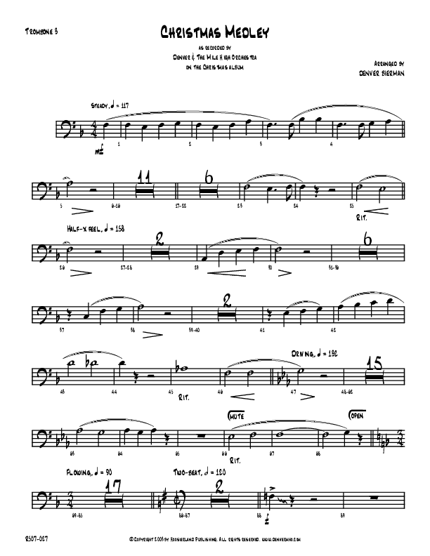 Christmas Medley Trombone 3 (Denver Bierman)