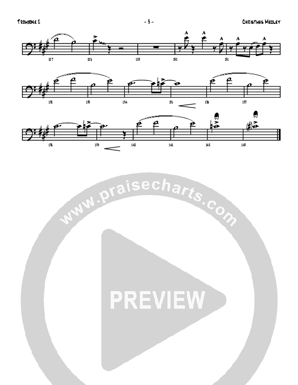 Christmas Medley Trombone (Denver Bierman)