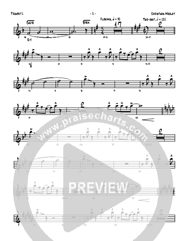 Christmas Medley Trumpet 1 (Denver Bierman)