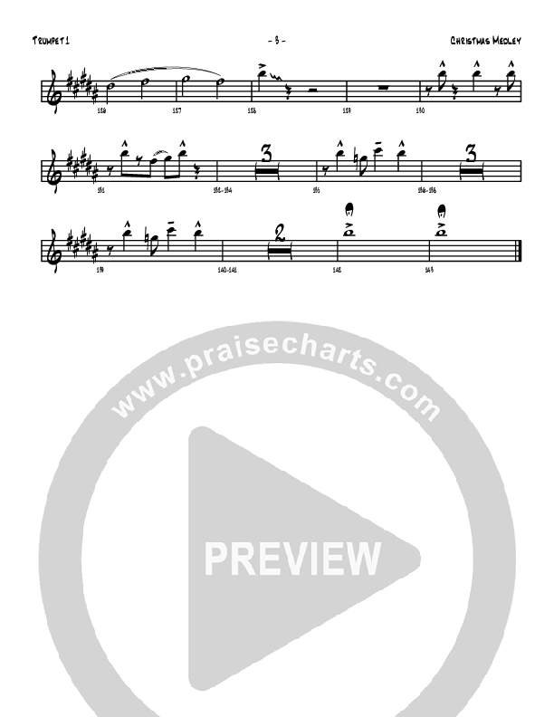 Christmas Medley Trumpet 1 (Denver Bierman)