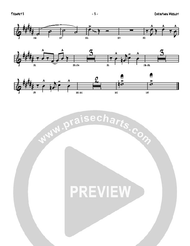 Christmas Medley Trumpet 3 (Denver Bierman)