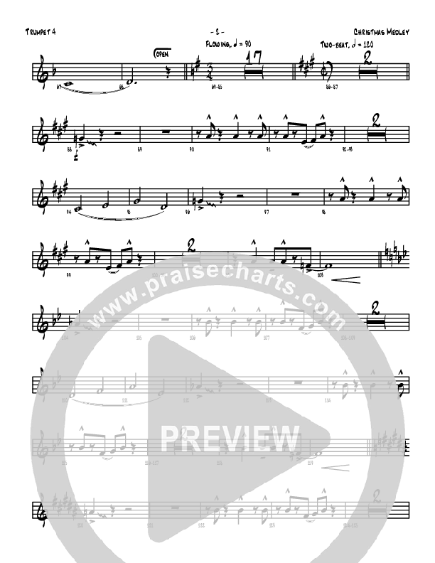 Christmas Medley Trumpet (Denver Bierman)