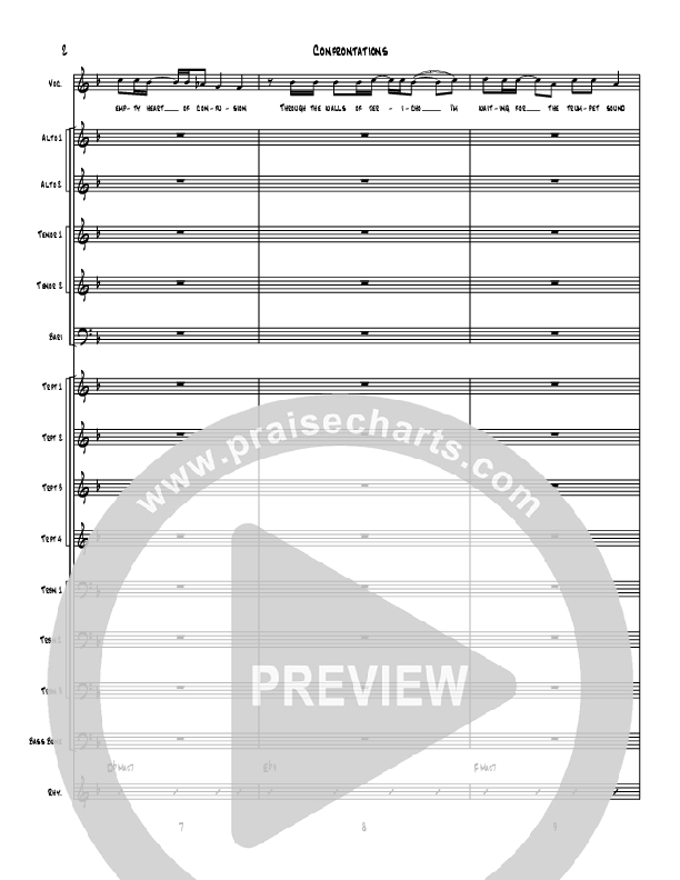 Confrontations Conductor's Score (Denver Bierman)