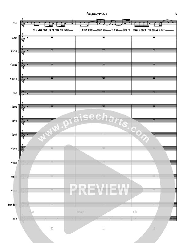 Confrontations Conductor's Score (Denver Bierman)