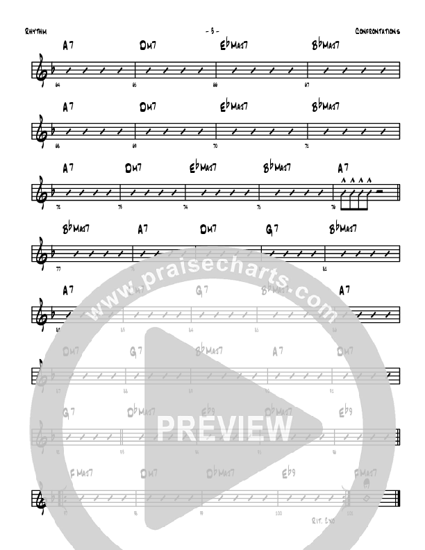 Confrontations Rhythm Chart (Denver Bierman)