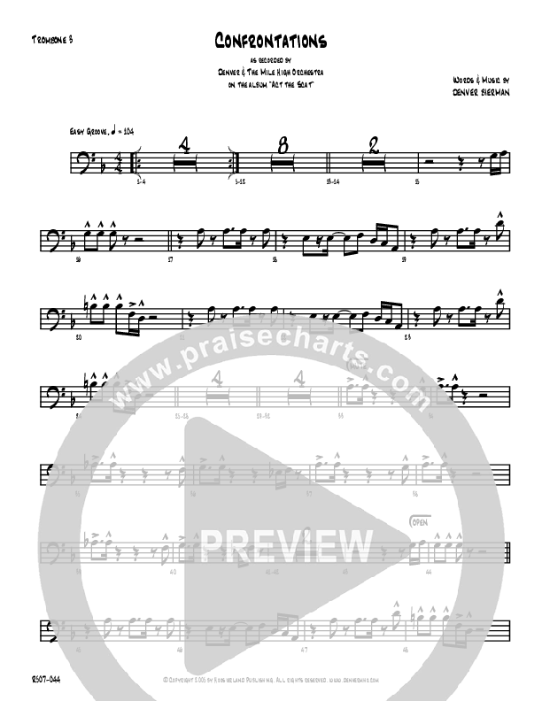 Confrontations Trombone 3 (Denver Bierman)