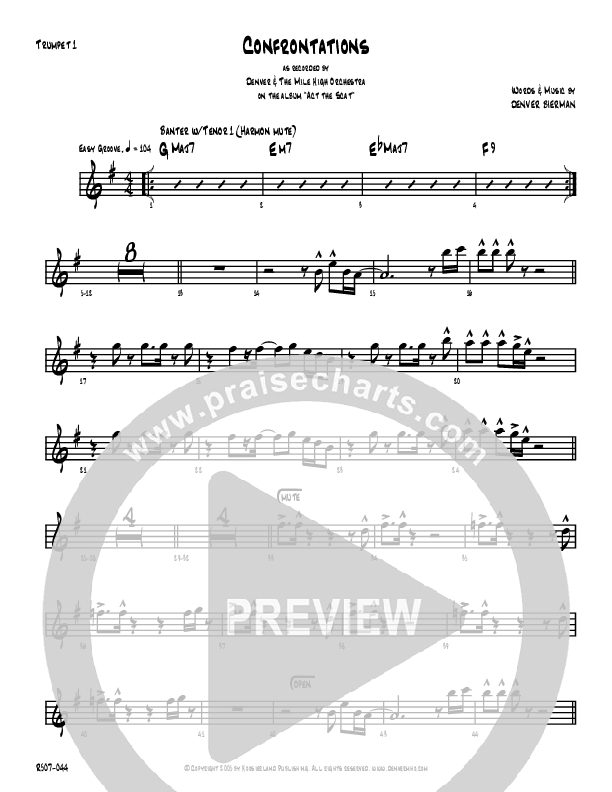 Confrontations Trumpet 1 (Denver Bierman)