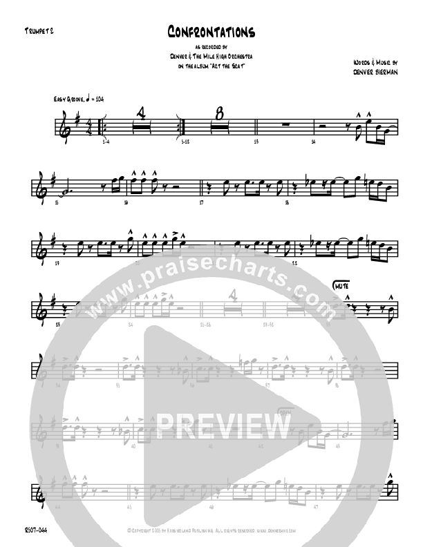 Confrontations Trumpet 2 (Denver Bierman)