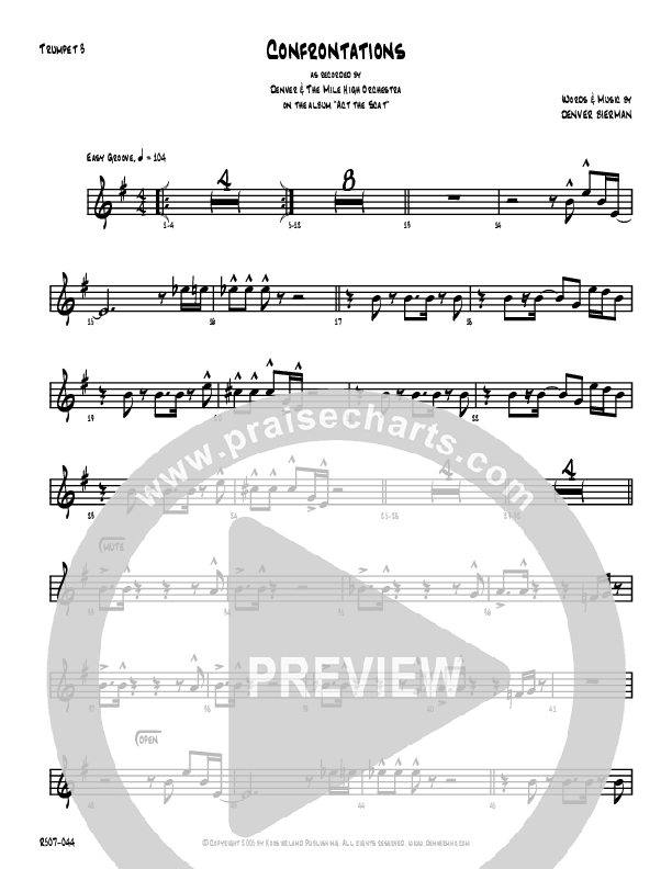 Confrontations Trumpet 3 (Denver Bierman)