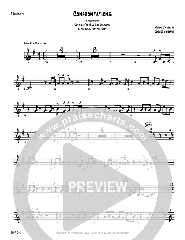 Confrontations Trumpet (Denver Bierman)