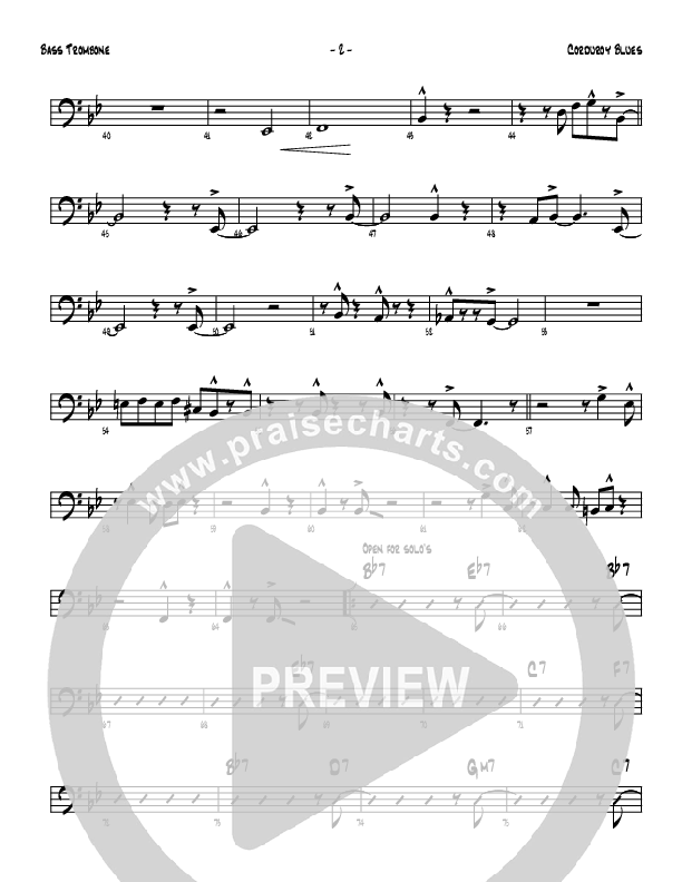 Corduroy Blues Bass Trombone (Denver Bierman)