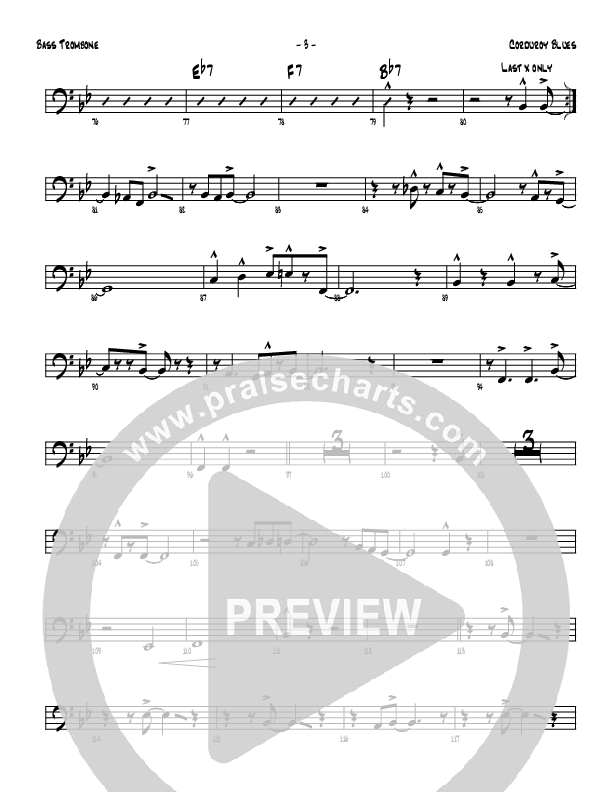 Corduroy Blues Bass Trombone (Denver Bierman)