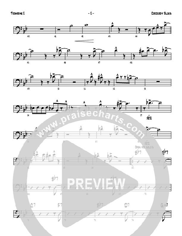 Corduroy Blues Trombone 2 (Denver Bierman)