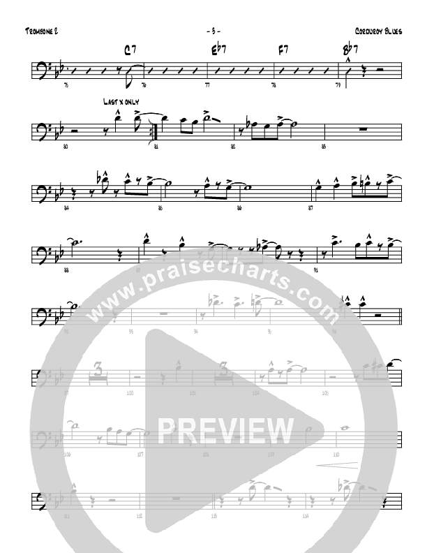 Corduroy Blues Trombone 2 (Denver Bierman)