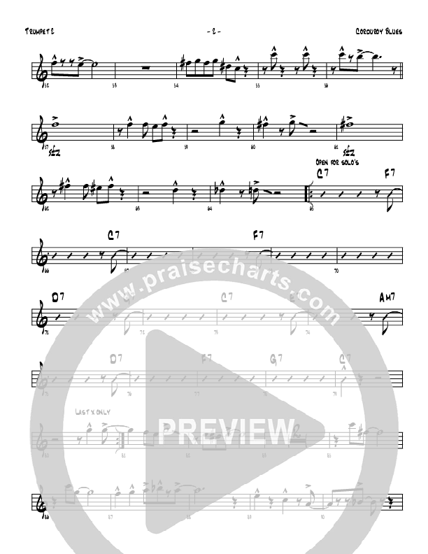 Corduroy Blues Trumpet 2 (Denver Bierman)