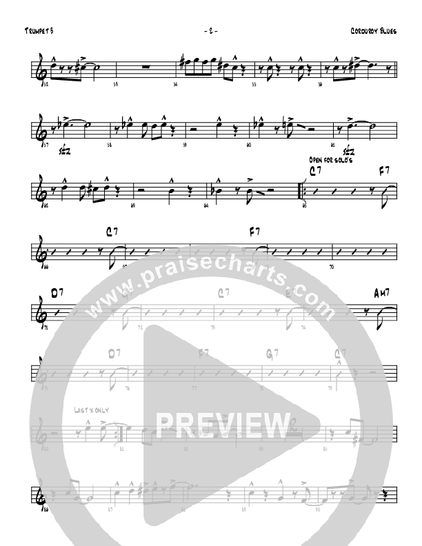 Corduroy Blues Trumpet 3 (Denver Bierman)