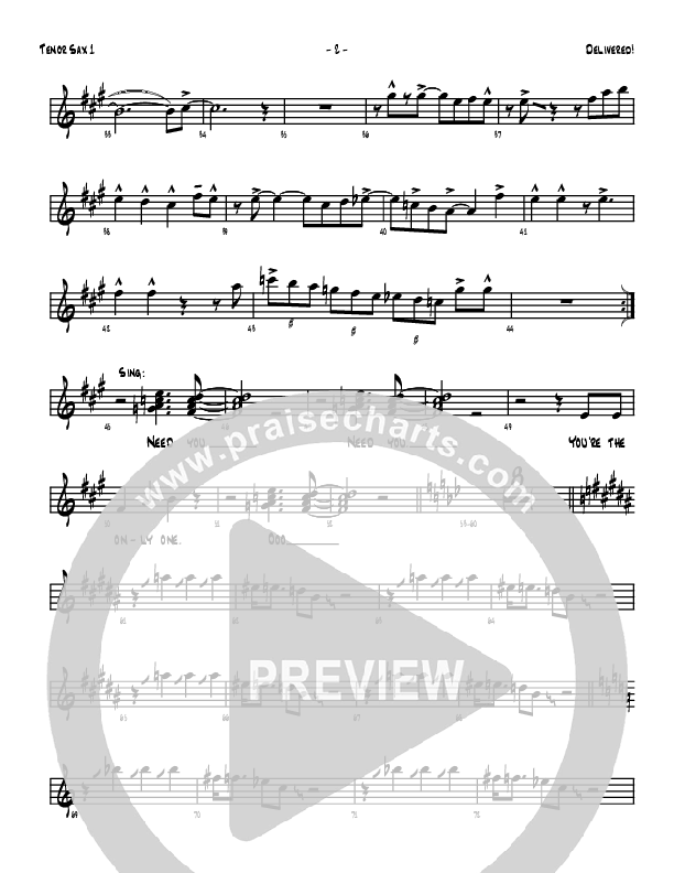 Delivered Tenor Sax 1/2 (Denver Bierman)