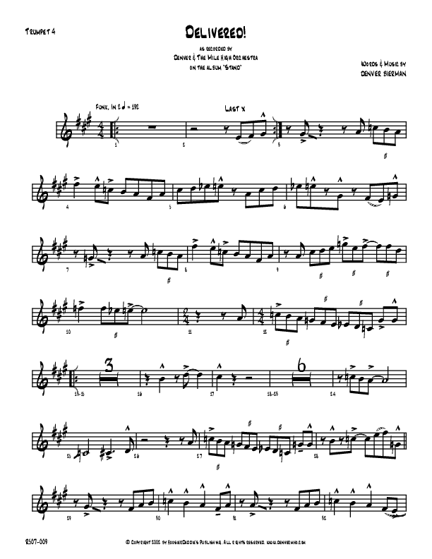 Delivered Trumpet (Denver Bierman)