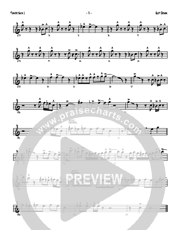 Get Down Tenor Sax 1/2 (Denver Bierman)