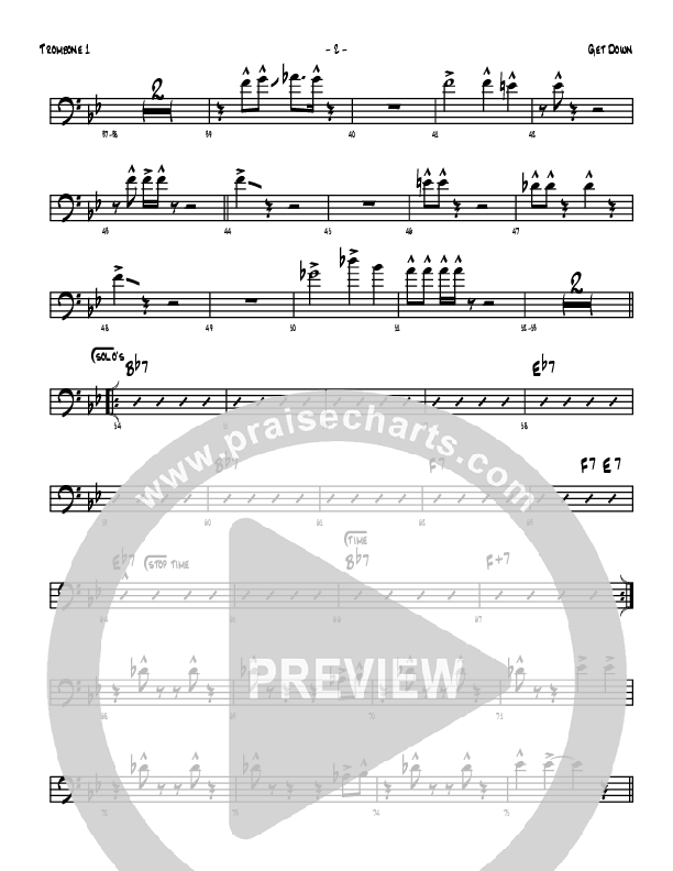 Get Down Trombone 1 (Denver Bierman)