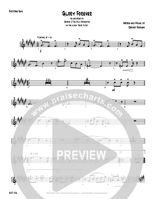 Glory Forever Bari Sax (Denver Bierman)