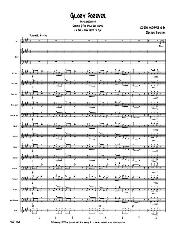 Glory Forever Conductor's Score (Denver Bierman)