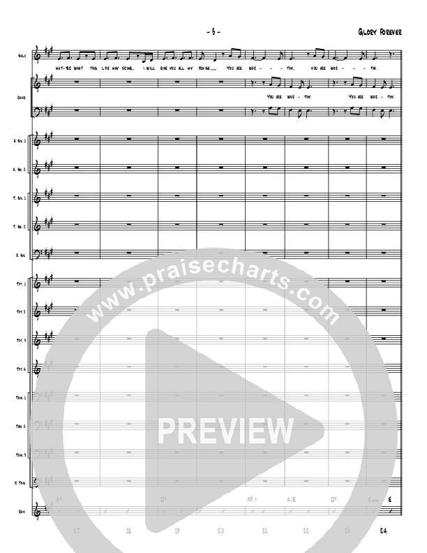 Glory Forever Conductor's Score (Denver Bierman)