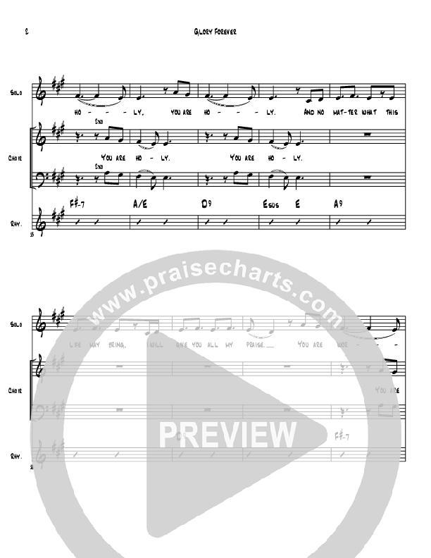 Glory Forever Rhythm/Vocal (Denver Bierman)