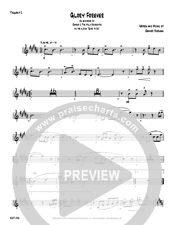 Glory Forever Trumpet 2 (Denver Bierman)