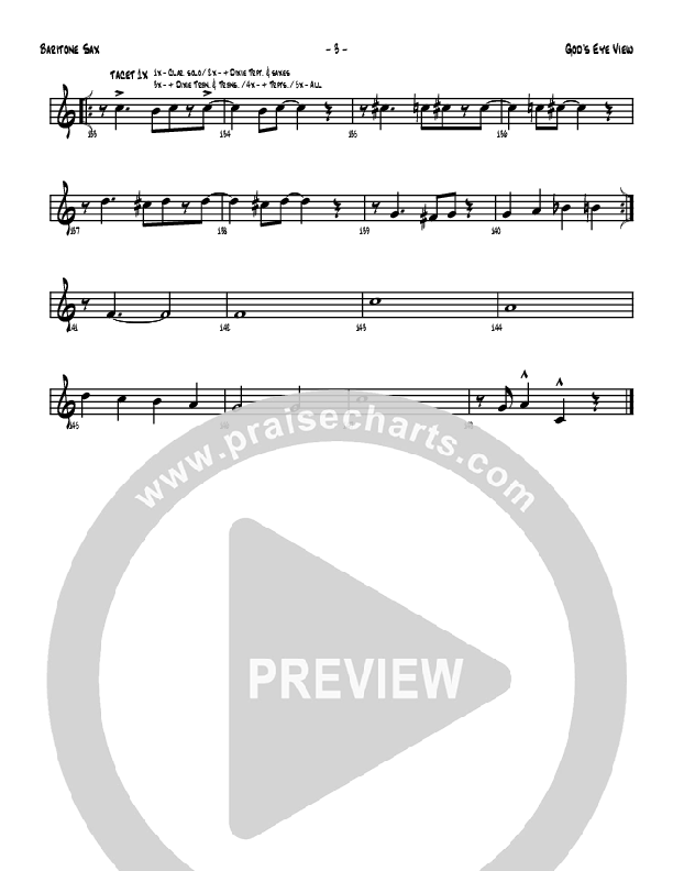 God's Eye View Bari Sax (Denver Bierman)