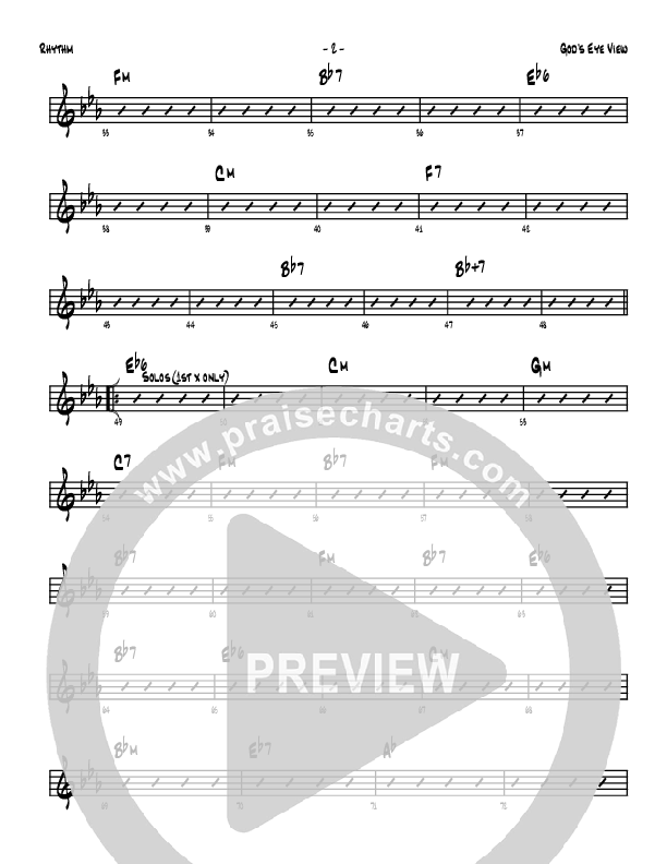 God's Eye View Rhythm Chart (Denver Bierman)