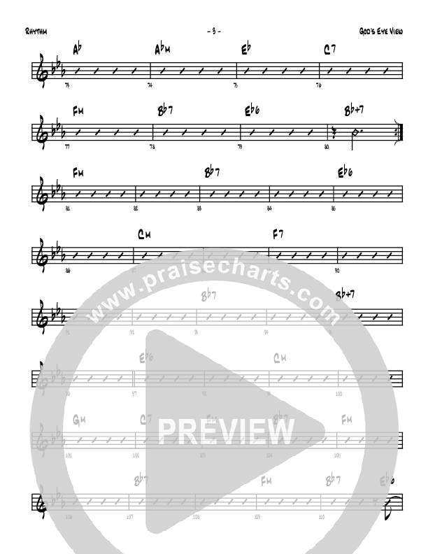 God's Eye View Rhythm Chart (Denver Bierman)