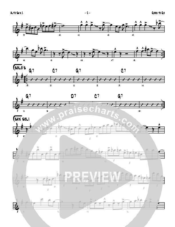 Good To Go Alto Sax 1/2 (Denver Bierman)