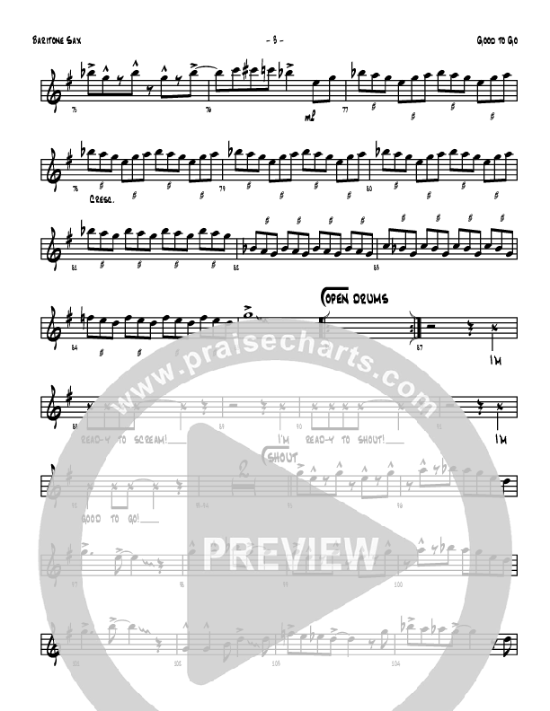 Good To Go Bari Sax (Denver Bierman)